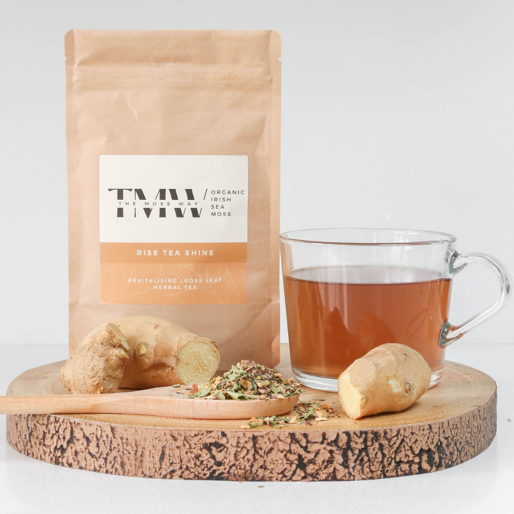 Rise Tea Shine Herbal Tea | Rise and Shine Tea | The Moss Way